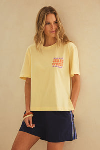 Stevie Slouchy Tee - Butter/Ceres Studio