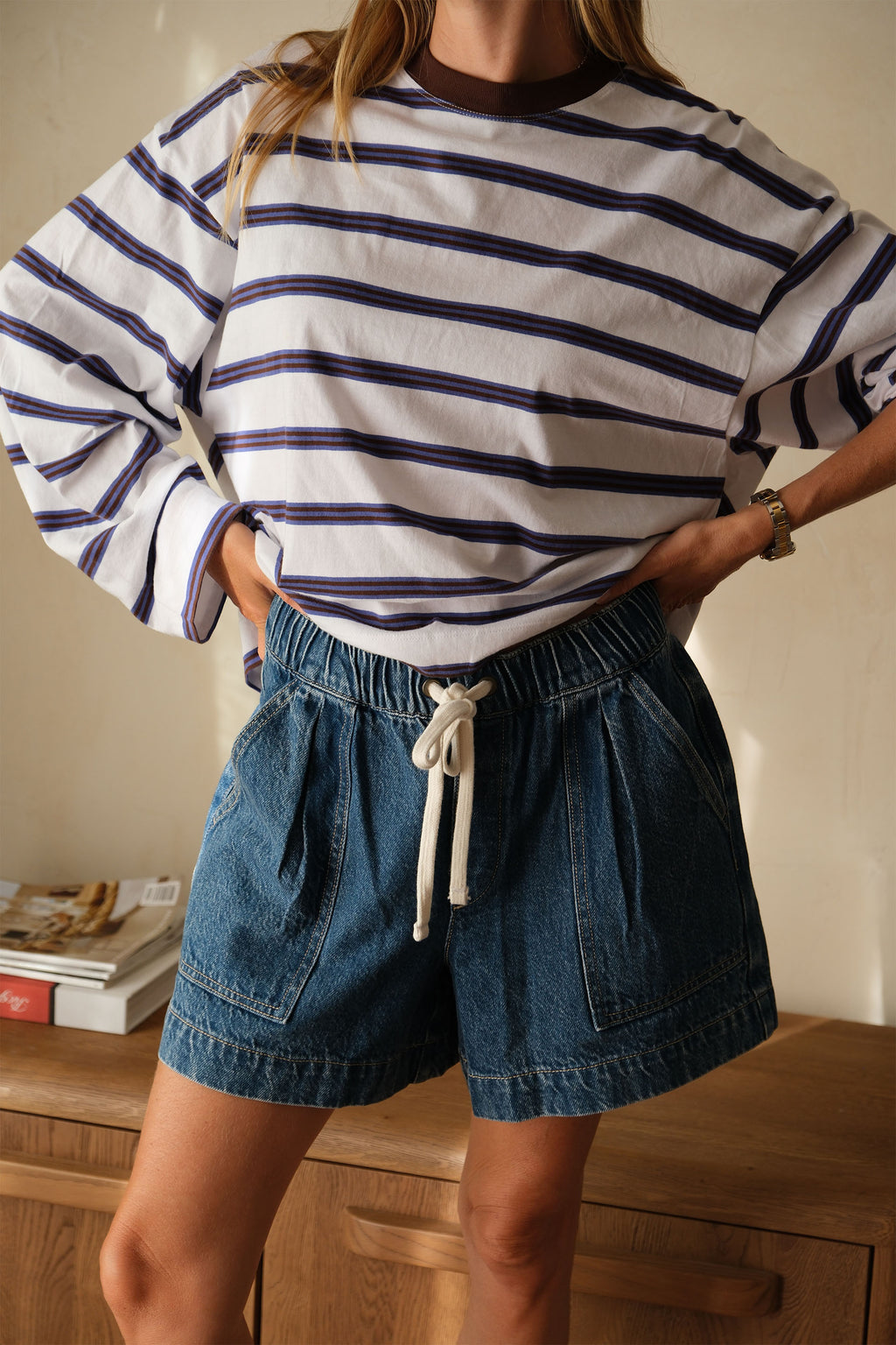 Darcy Relaxed Everyday Short - Fresh Indigo