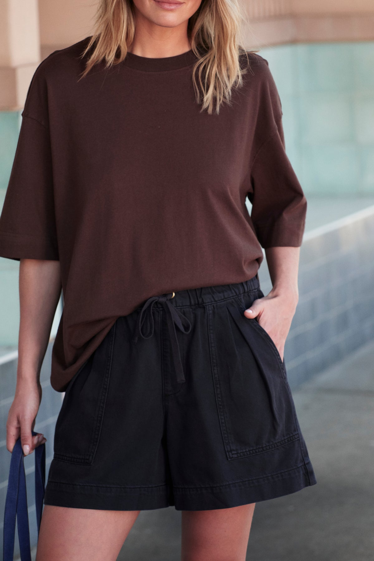 Darcy Relaxed Everyday Short - Washed Black
