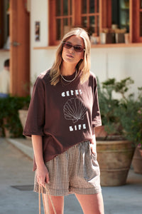Mila Short - Chocolate Gingham
