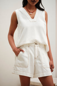 Weekender Short - Ecru