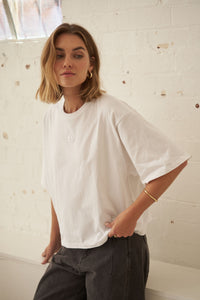 Phoebe Premium Tee - White