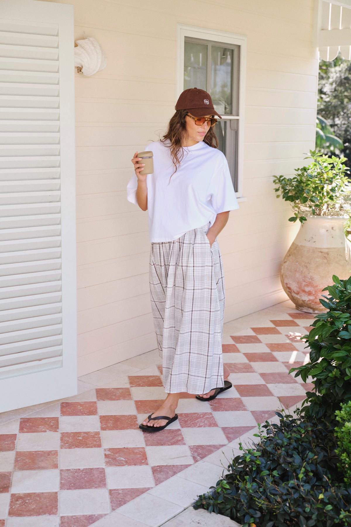 Phoebe Premium Tee - White