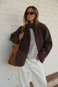 Teddy Jacket - Chocolate
