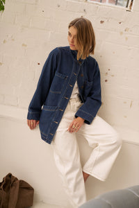 Tilda Funnel Neck Shacket