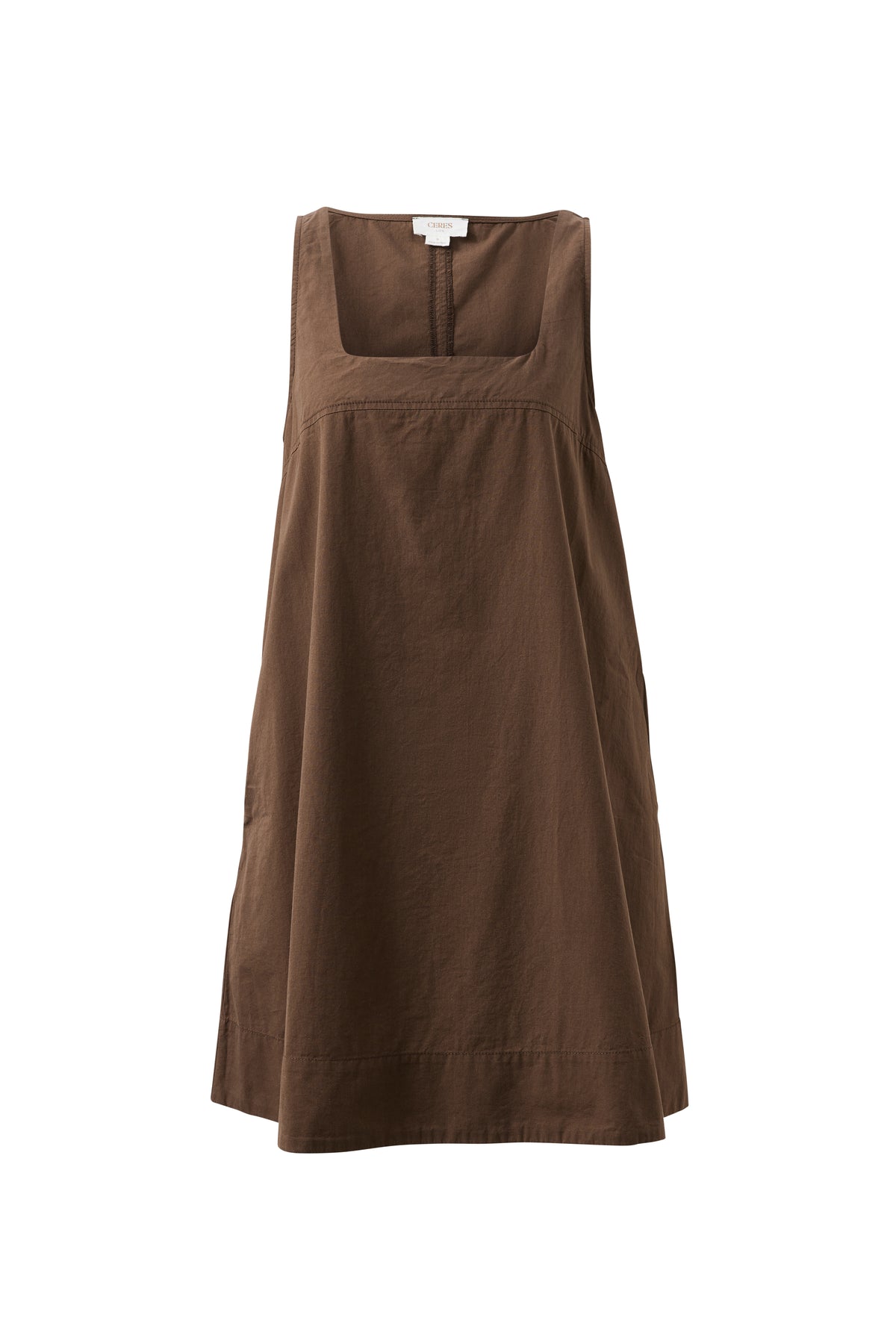 Parker Mini Dress - Brunette Brown