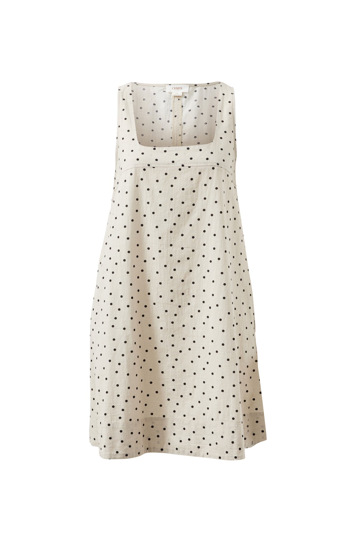 Parker Mini Dress - Putty Scattered Spot