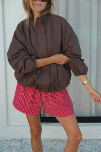 Gwen Bubble Jacket - Brunette