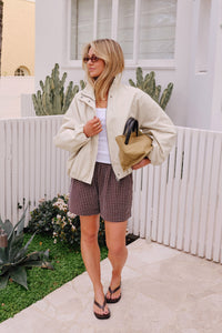 Gwen Bubble Jacket - Putty