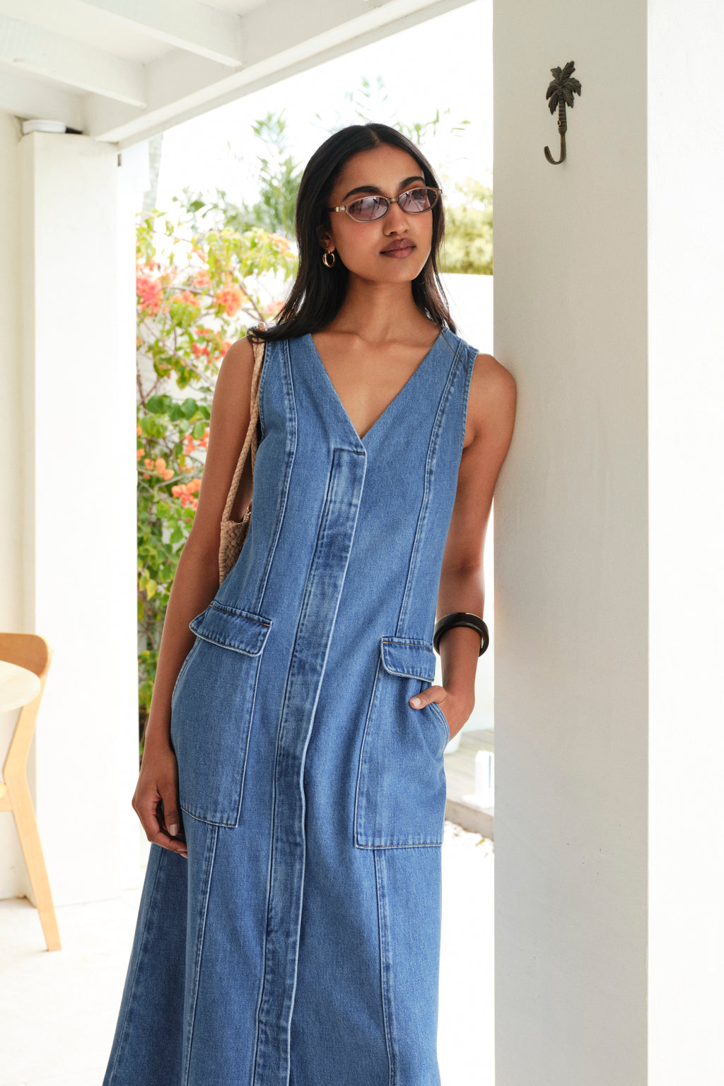 Taylor Denim Midi Dress - Fresh Indigo