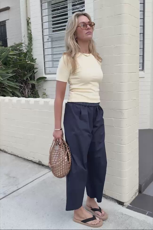 Luella Rib Tee - Butter