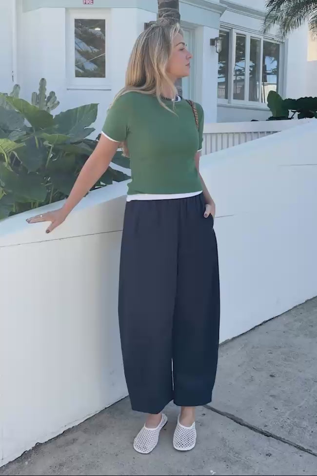 Luella Rib Tee - Basil