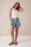 Vintage Denim Short, VINTAGE BLUE DISTRESS - alternate image 5