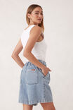 Sylvie Longline Pleat Denim Short, VINTAGE BLUE - alternate image 3