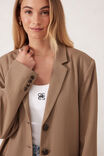 Boyfriend Pocket Blazer, WARM TAUPE - alternate image 5