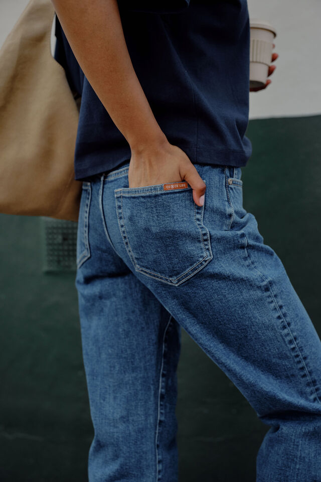 Sydney Straight Leg Jean, FRESH INDIGO