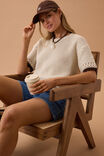 Blair Knit Tee, ECRU - alternate image 6