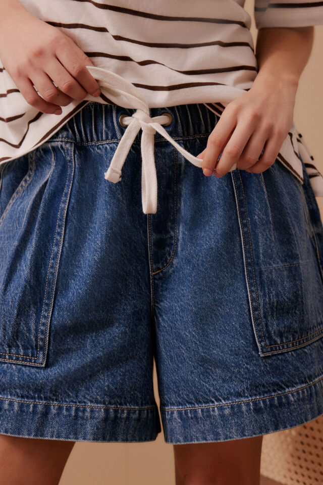 Darcy Relaxed Everyday Short, FRESH INDIGO