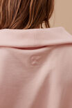 Isabella Half Zip Sweat, SHELL PINK - alternate image 5