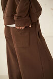 Halle Barrel Trackpant, CHOCOLATE - example image 6