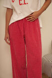 The Lounge Pant, TEXTURED RED CHECK - example image 5