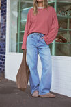90s Barrel Jean, VINTAGE BLUE - example image 1