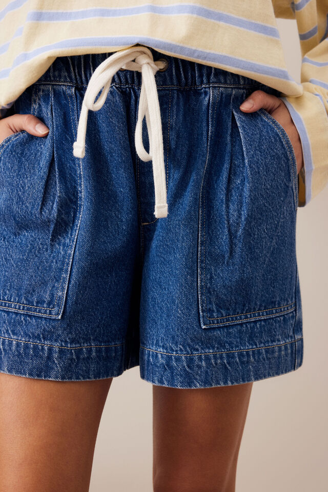 Darcy Relaxed Everyday Short, FRESH INDIGO
