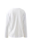 Scout Slouchy Long Sleeve  Tee, WHITE - alternate image 2