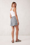 Relaxed Everyday Short, LAGOON BLUE STRIPE - alternate image 3