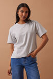 Stevie Slouchy Tee, CLOUD MARLE MONOGRAM - alternate image 4