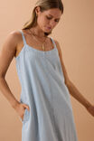 Remy Strappy Midi Dress, INDIGO WHITE STRIPE - alternate image 6