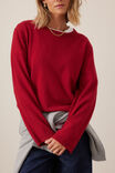 Ness Knit Pullover, CHILLI - alternate image 1