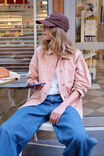Ava Chore Shacket, WASHED PINK - alternate image 1