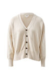 Sadie Long Sleeve V Knit Cardi, ECRU - alternate image 2