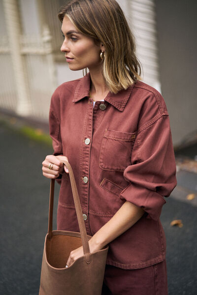 Ziggy Shacket, BURNT TOFFEE