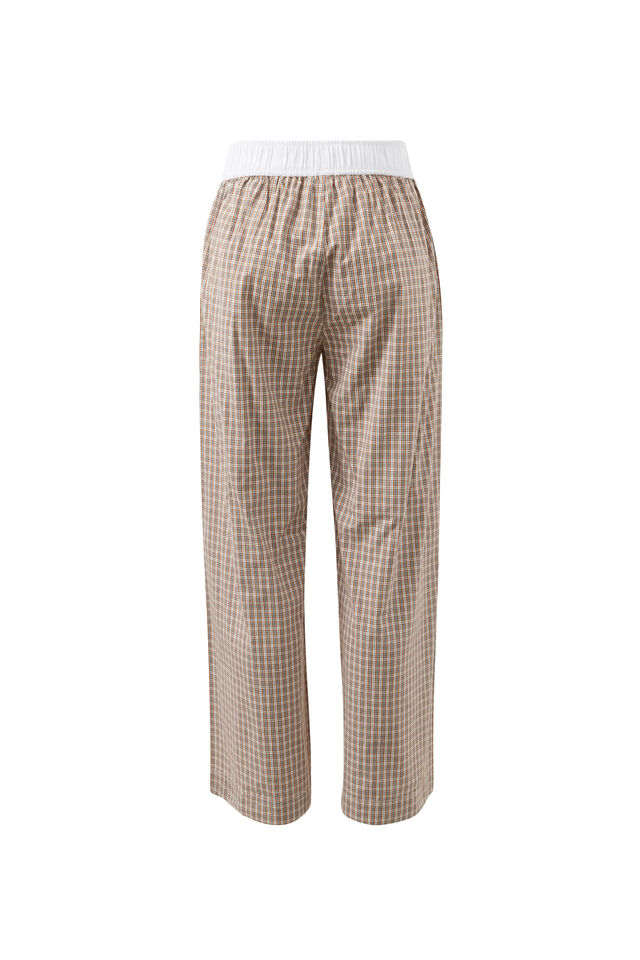 The Lounge Pant, TOFFEE CHECK