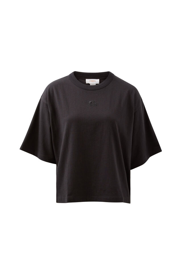 Phoebe Premium Tee, BLACK