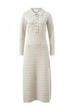 Collared Soft Knit Dress, OATMEAL MARLE - alternate image 2