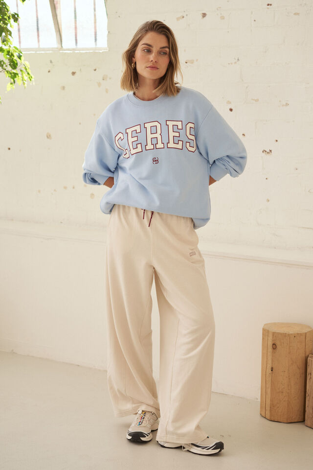 Sophie Relaxed Terry Trackpant, BUFF