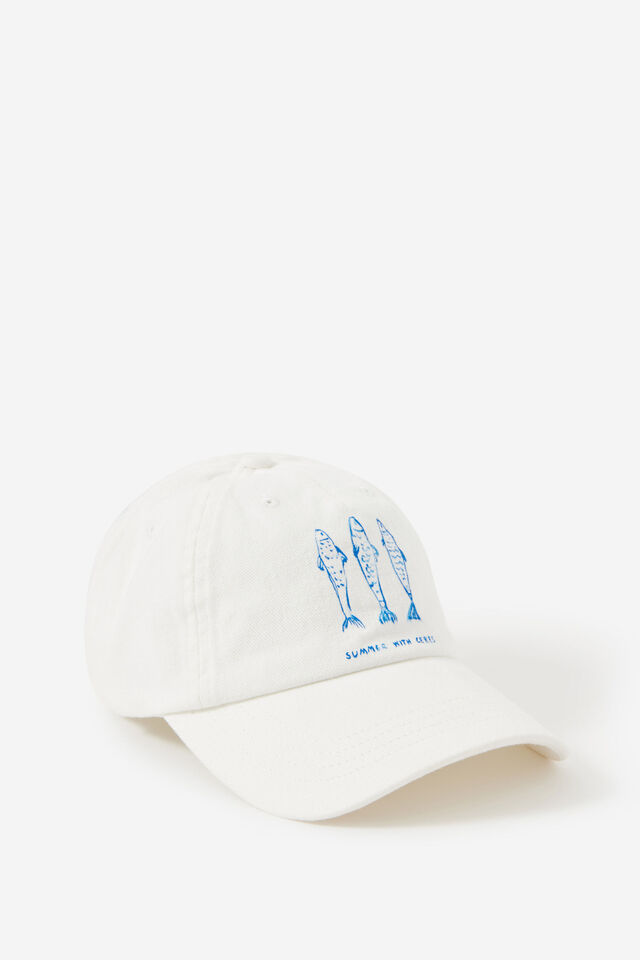 Pip Everyday Cap, WHITE/SUMMER FISH