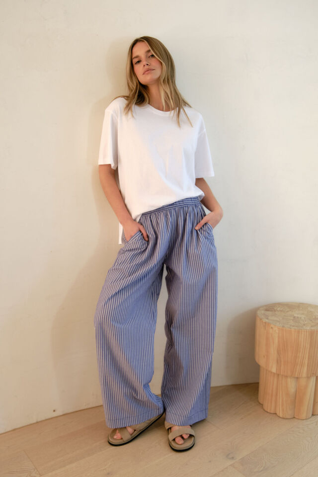 The Lounge Pant, COLLEGE BLUE WHITE STRIPE