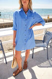 Anna Shirt Dress, AMALFI BLUE - alternate image 1