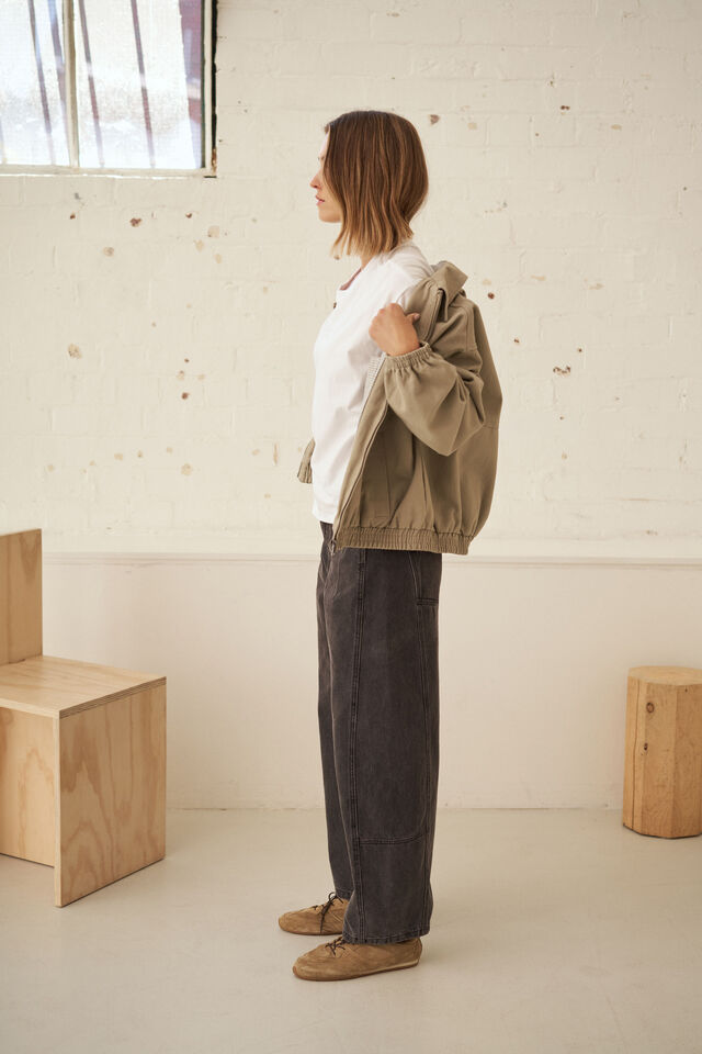 Demi Barrel Jean, FADED BLACK