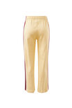 Gigi Wide Leg Terry Trackpant, BUTTER WASHED BURGUNDY SIDE STRIPE - alternate image 3