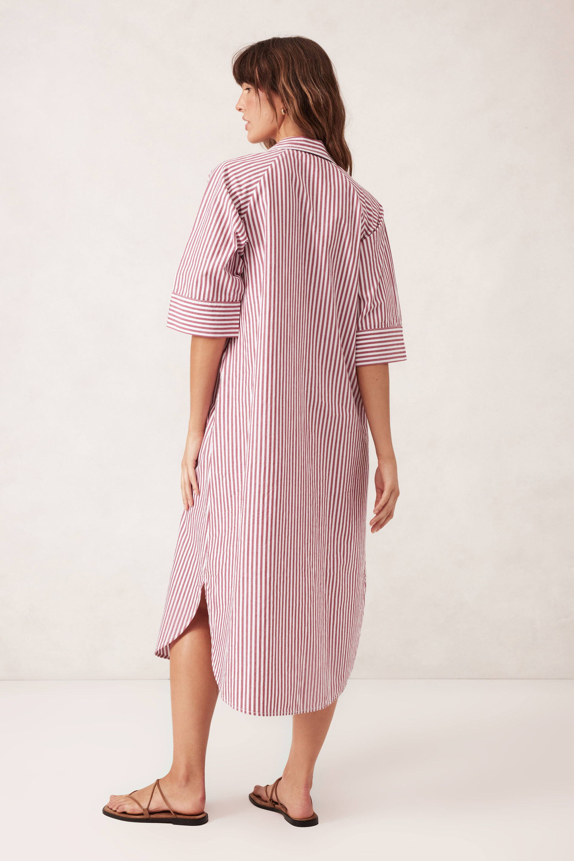 Classic Shirt Dress Jf