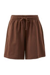 Lulu Reverse Panel Short, CHOCOLATE - alternate image 2