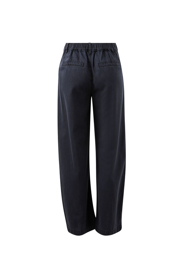 Gemma Pleat Pant, WASHED BLACK