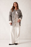 Comfy Quilted Jacket, LEOPARD - alternate image 4