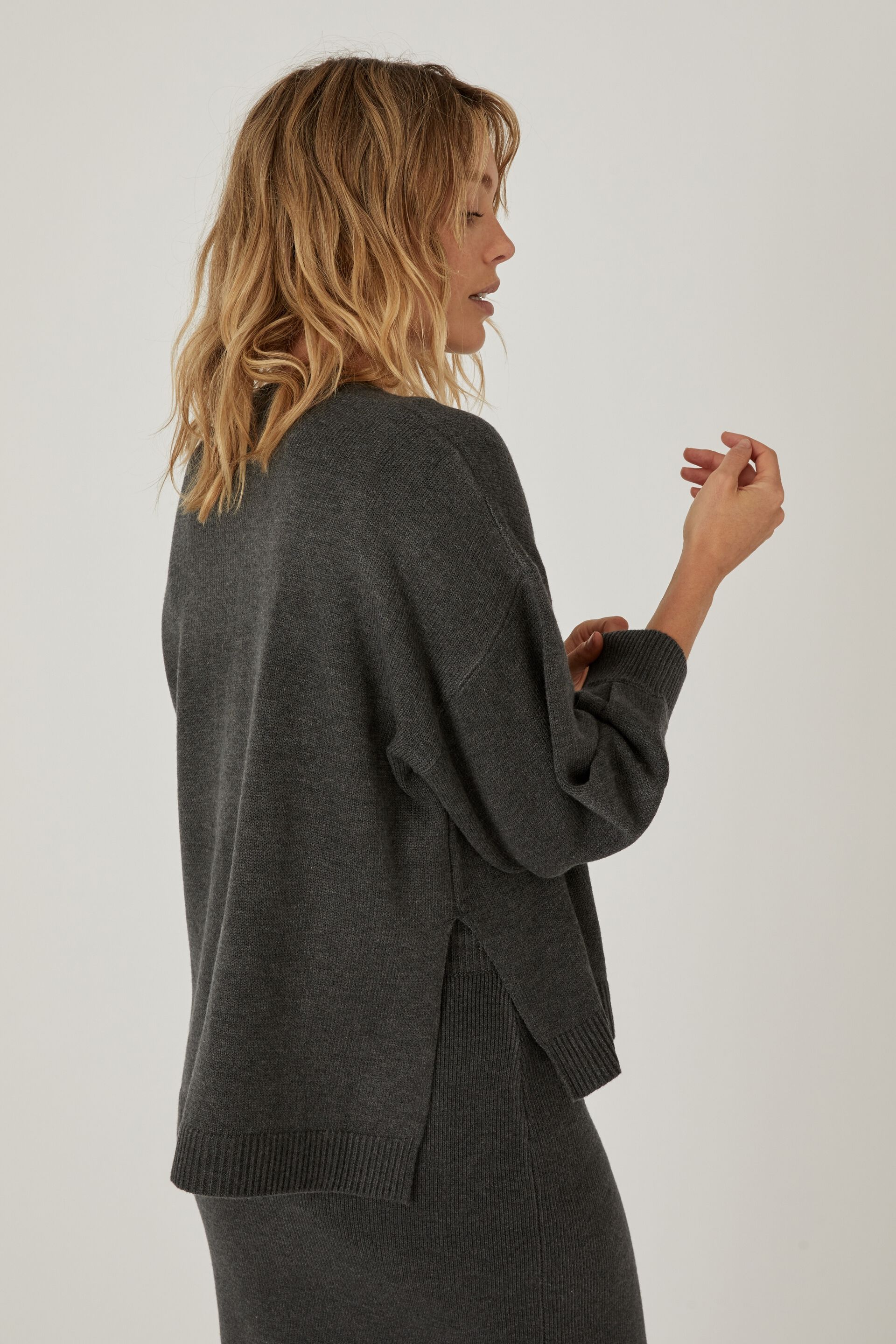 long split front jumper