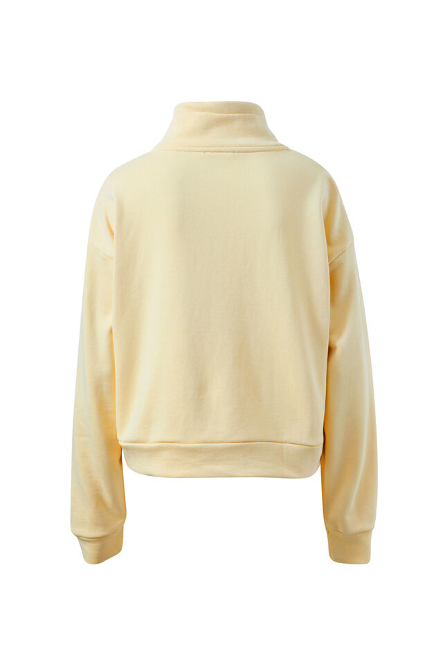Eva Sporty Half Zip, BUTTER
